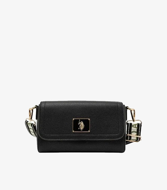 U.S. POLO ASSN. WOMEN’S PEBBLED FLAP CROSSBODY BAG