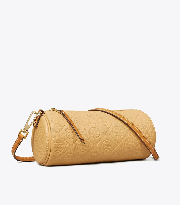 TORY BURCH T MONOGRAM UTILITY CYLINDER BAG