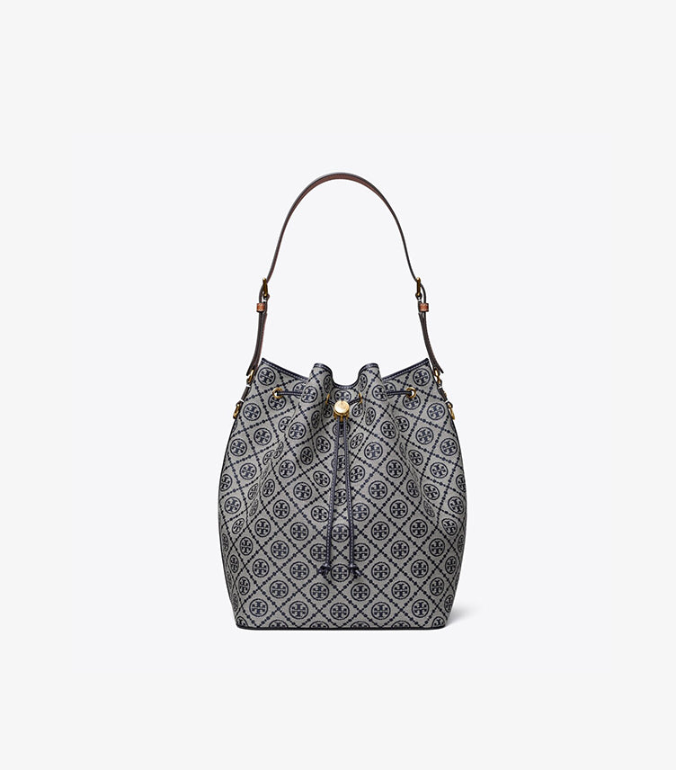 TORY BURCH T MONOGRAM OVERSIZED BUCKET BAG