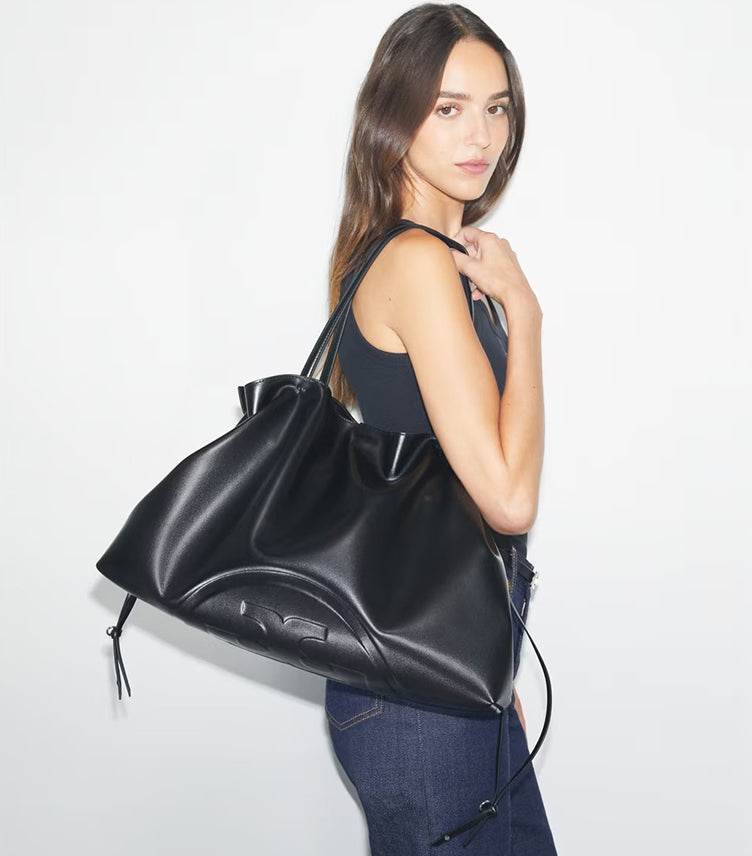 TORY BURCH ELLA NATUURA™ DRAWSTRING TOTE