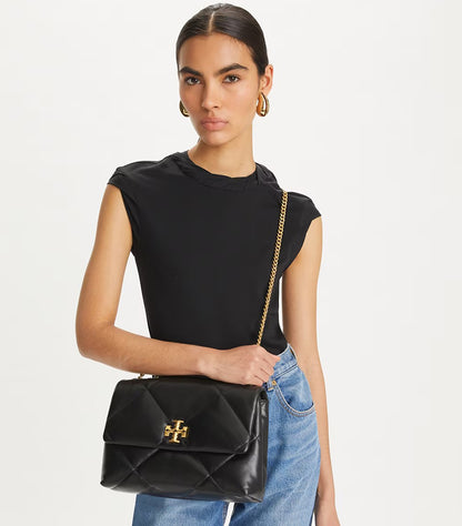 TORY BURCH KIRA DIAMOND QUILT SHOULDER BAG