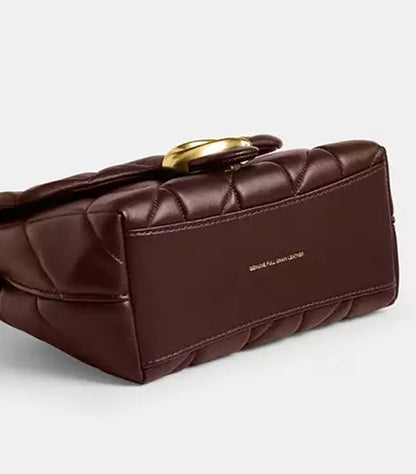 COACH TABBY TOP HANDLE BAG WITH QUILTING