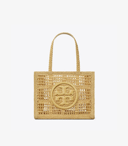 TORY BURCH SMALL ELLA HAND-CROCHETED TOTE