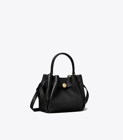 TORY BURCH MINI ROMY SUEDE BUCKET BAG