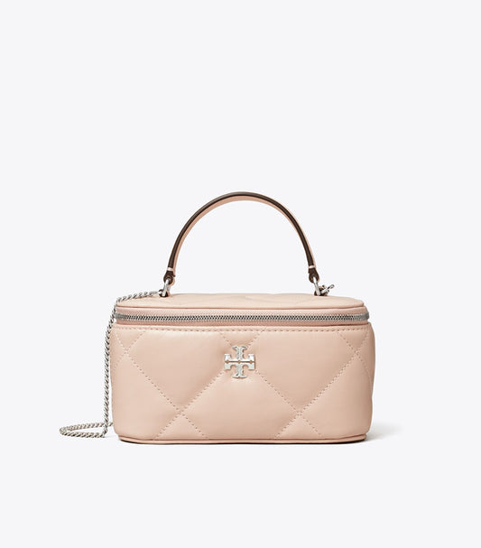 TORY BURCH SMALL KIRA DIAMOND QUILT VANITY CASE