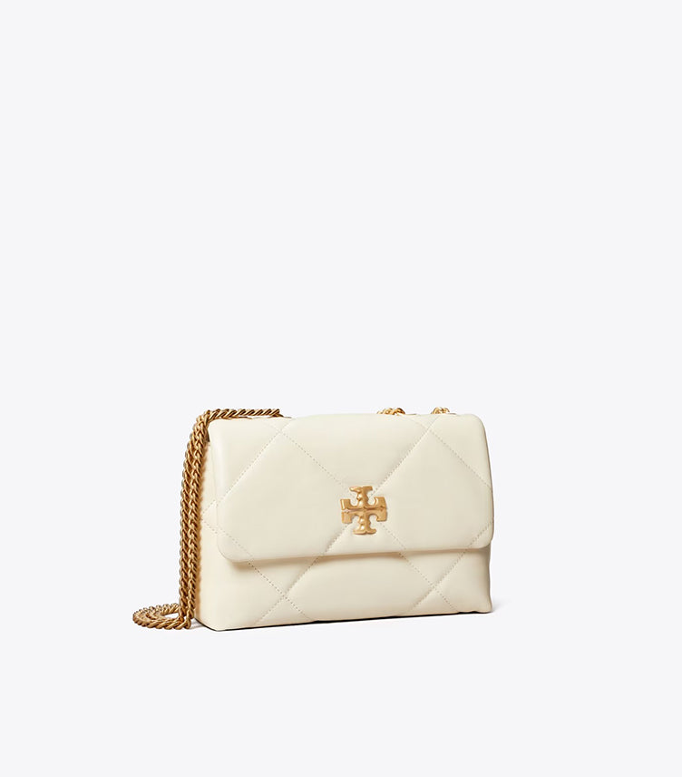 TORY BURCH SMALL KIRA DIAMOND QUILT SHOULDER BAG