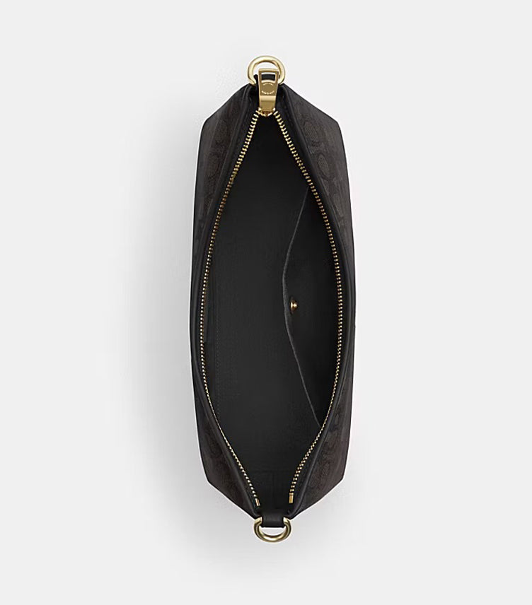 COACH LAUREL SHOULDER BAG IN SIGNATURE CANVAS