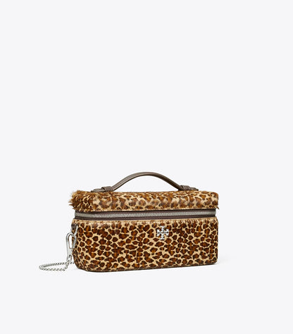 TORY BURCH KIRA DIAMOND QUILT DISTRESSED CHARM VANITY CASE