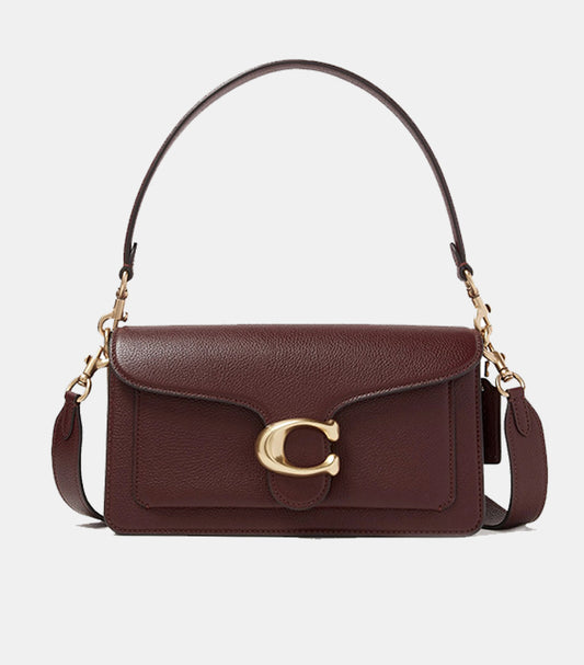 COACH FOLLOW TABBY 26 SHOULDER BAG IN PEBBLED LEATHER