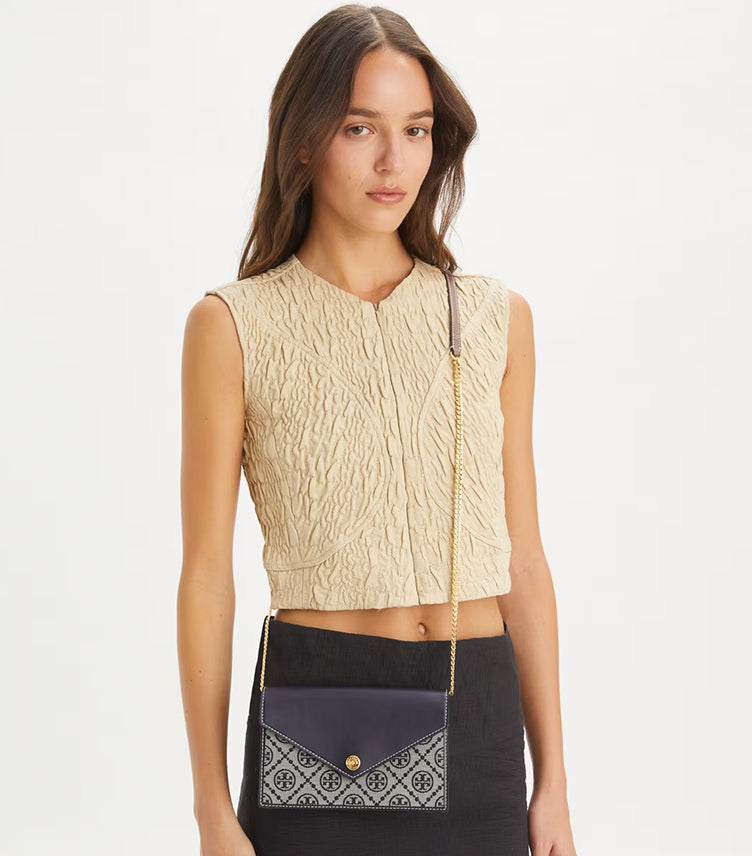 TORY BURCH T MONOGRAM ENVELOPE CROSSBODY
