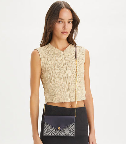 TORY BURCH T MONOGRAM ENVELOPE CROSSBODY