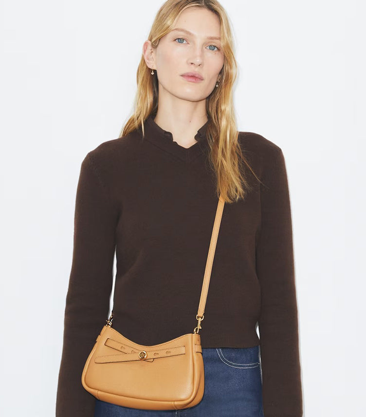 TORY BURCH ROMY ZIP TOP CROSSBODY