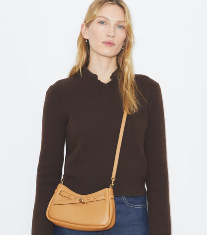 TORY BURCH ROMY ZIP TOP CROSSBODY