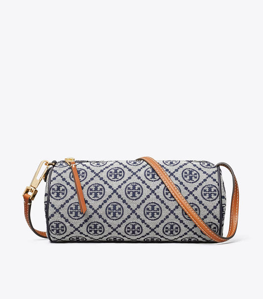 TORY BURCH T MONOGRAM UTILITY CYLINDER BAG