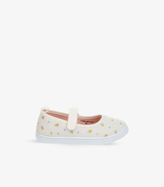 NEXT KIDS SOFT CANVAS MARY JANE SHOES – POLKA DOT DESIGN