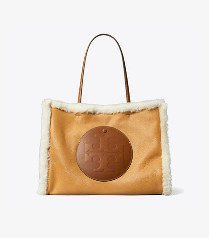 TORY BURCH ELLA SHEARLING TOTE