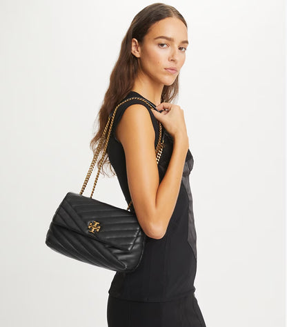 TORY BURCH SMALL KIRA DIAMOND QUILT SHOULDER BAG