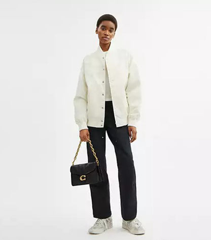 COACH CHAIN TABBY SHOULDER BAG WITH QUILTING