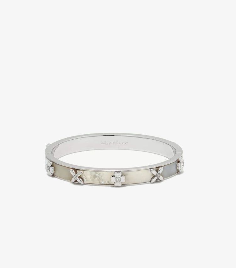 KATE SPADE HERITAGE BLOOM HINGED BANGLE