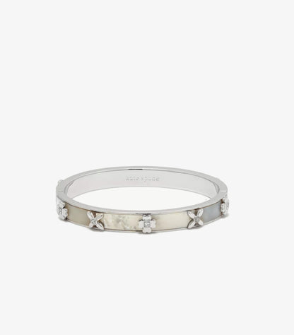 KATE SPADE HERITAGE BLOOM HINGED BANGLE