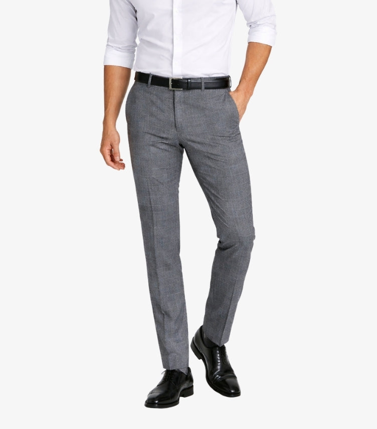 M&S MEN’S SLIM FIT CHECK PANT