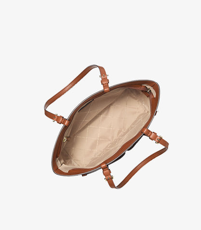 MICHAEL KORS JET SET MEDIUM LOGO POCKET TOTE BAG