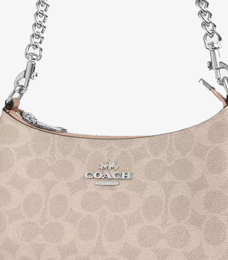 Coach Teri Signature Canvas Bag Close-Up Detail