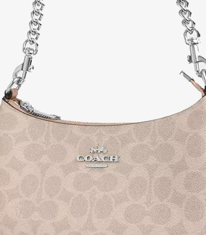 Coach Teri Signature Canvas Bag Close-Up Detail
