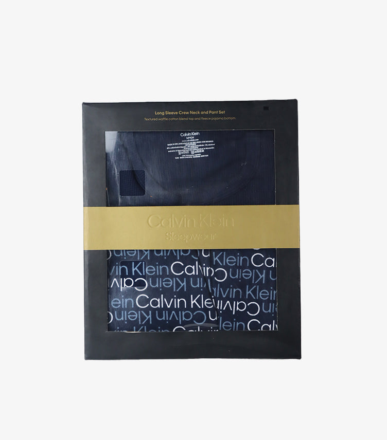 CALVIN KLEIN LONG SLEEVE CREW NECK AND PANT SET