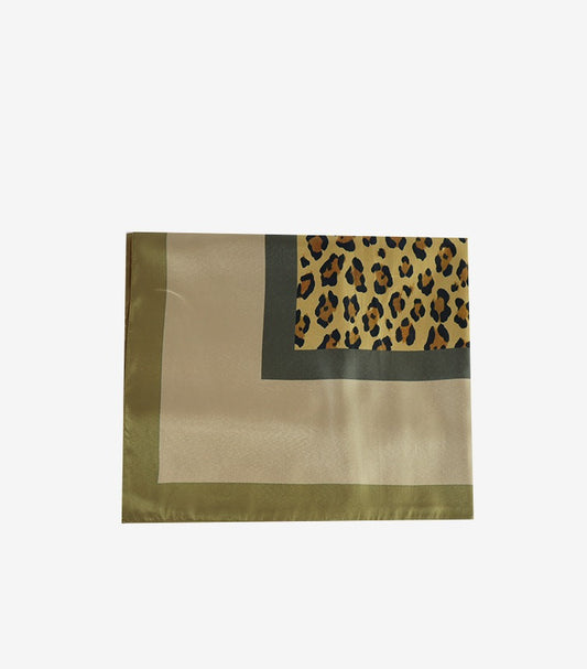 FARRORESTA LEOPARD PRINT SMALL SCARF