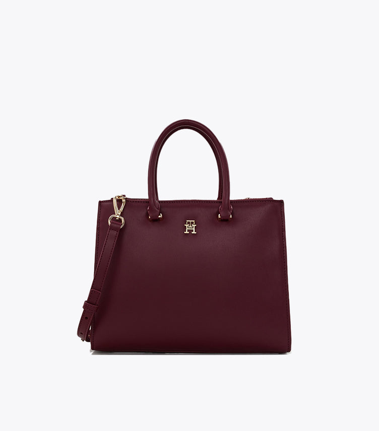 TOMMY HILFIGER ETERNITY MEDIUM TOTE BAG MAROON