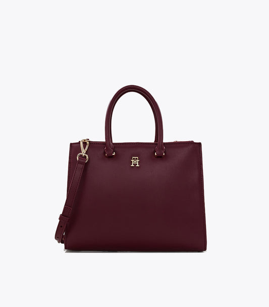 TOMMY HILFIGER ETERNITY MEDIUM TOTE BAG MAROON