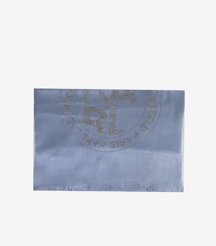 KARL LEGERFELD BLACK SCARF