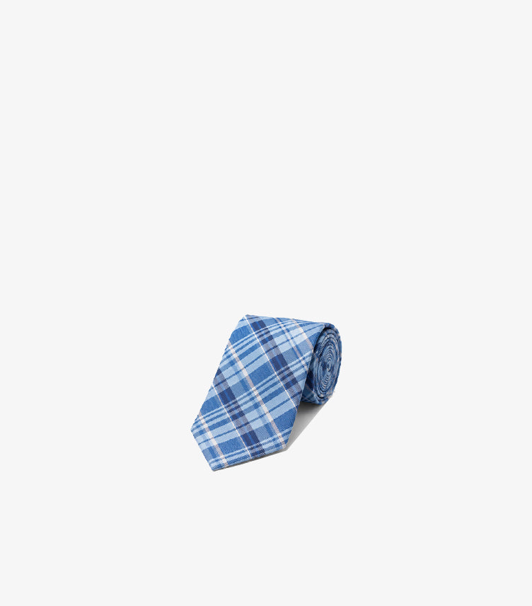 U.S. POLO ASSN. MEN'S PLAID TIE & POCKET SQUARE SET