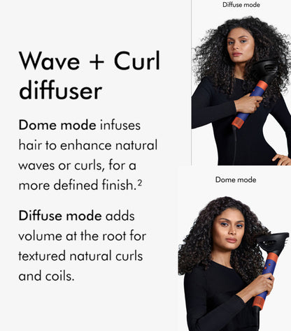 DYSON AIRWRAP I.D.™ MULTI-STYLER AND DRYER WITH DIFFUSER (VINCA BLUE/TOPAZ)