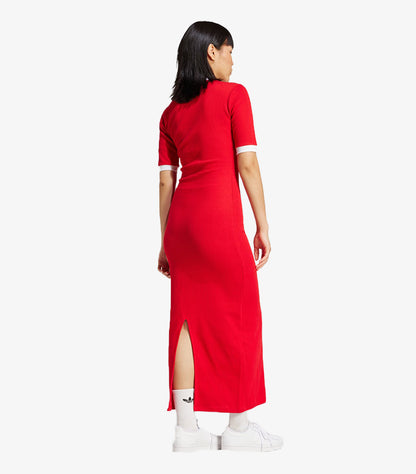 ADIDAS 3-STRIPES KNIT V-NECK DRESS