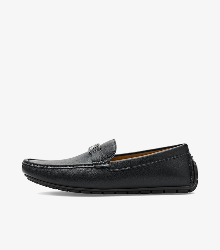 CALVIN KLEIN FELTY MEN'S LOAFERS, BLACK