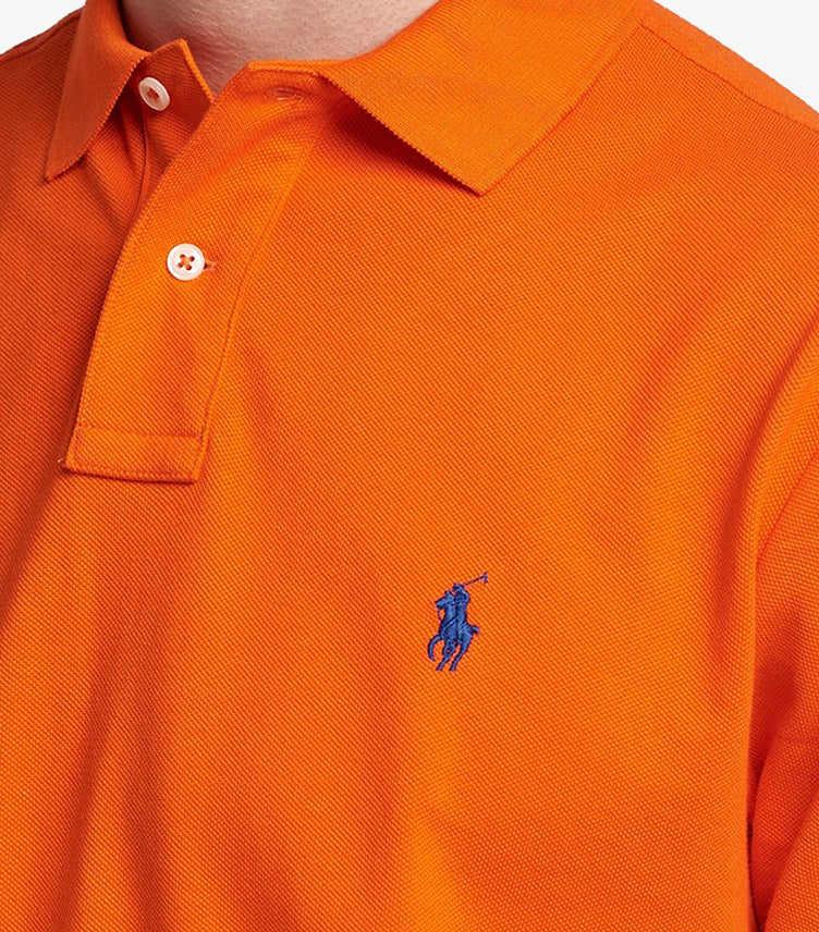 POLO RALPH LAUREN CUSTOM SLIM FIT  POLO SAILING ORANGE