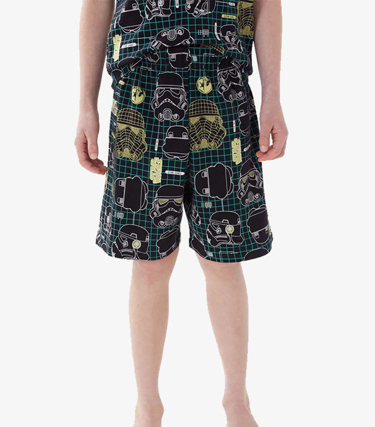 M&S STAR WARS SHORT PYJAMAS SET.