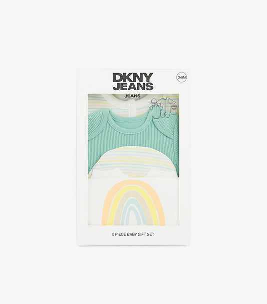 DKNY 05 PIECE BABY GIFT SET
