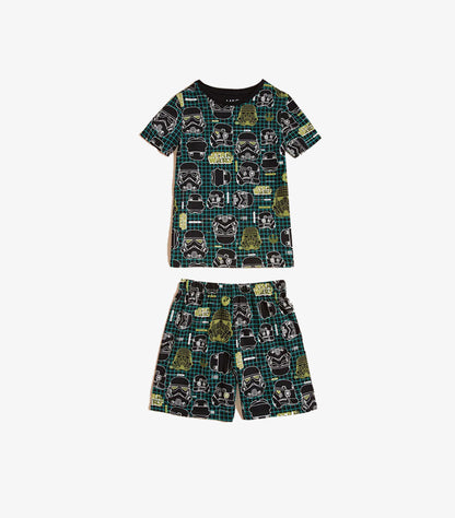 M&S STAR WARS SHORT PYJAMAS SET.