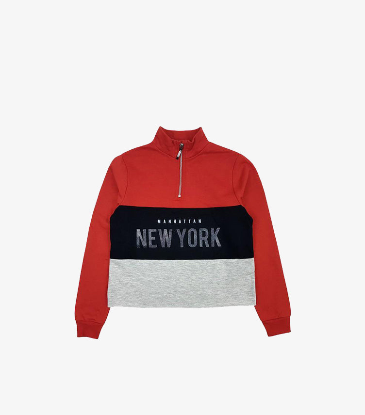 PRIMARK COLOR BLOCK MANHATTAN NEW YORK SWEATSHIRT