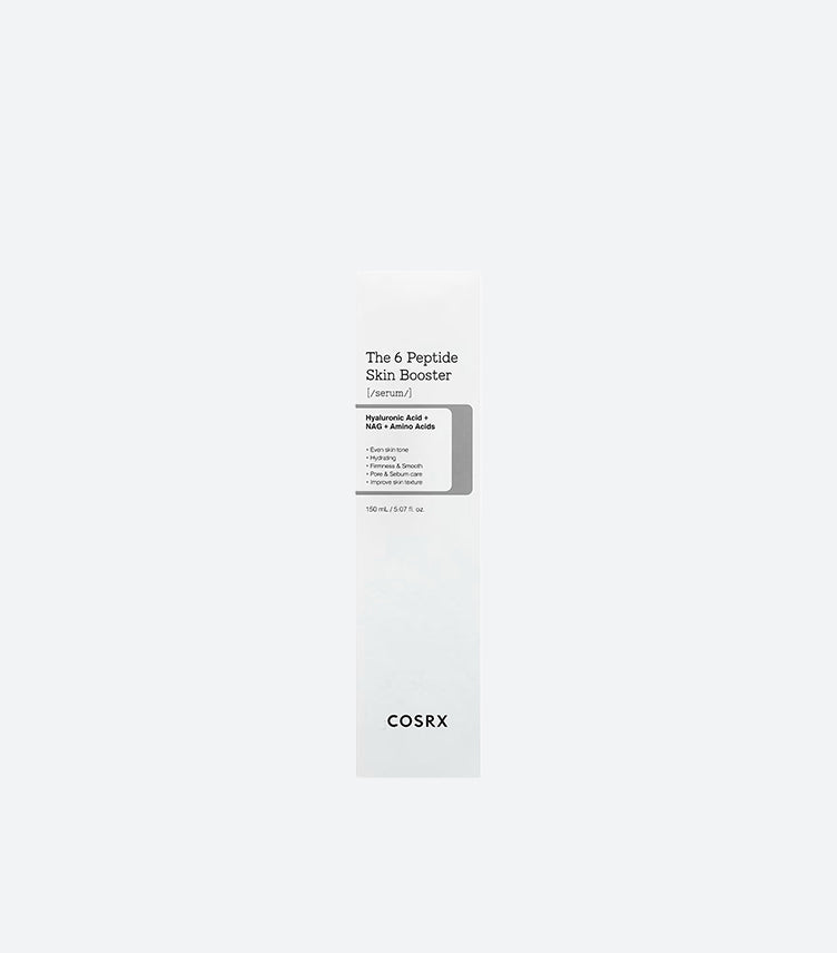 COSRX 6 Peptide Skin Booster Serum 150ml retail packaging