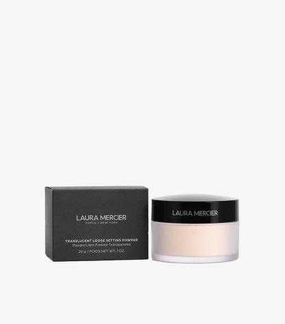 Laura Mercier Translucent Loose Setting Powder 29g jar with black product box