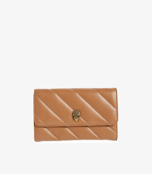 KURT GEIGER LEATHER CLUTCH ON A CHAIN