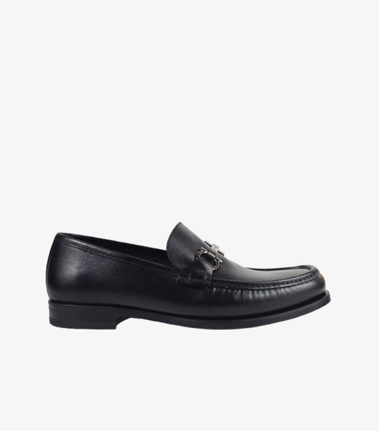 FERRAGAMO MEN’S LEATHER BIT LOAFERS