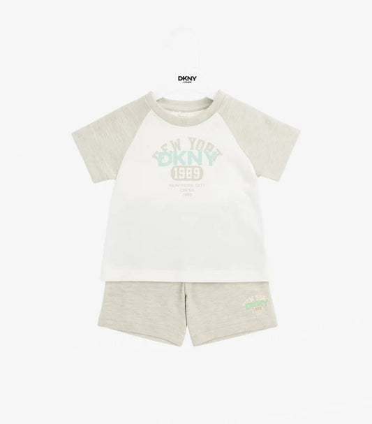 DKNY SHIRT & SHORT SET