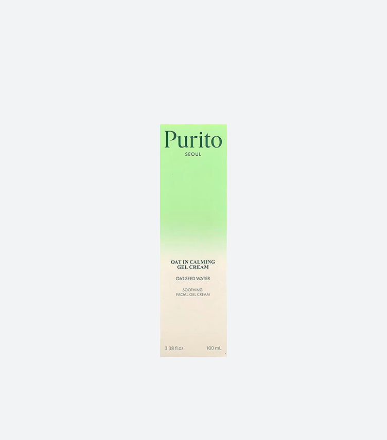 Purito Seoul Oat In Calming Gel Cream 100ml skincare box