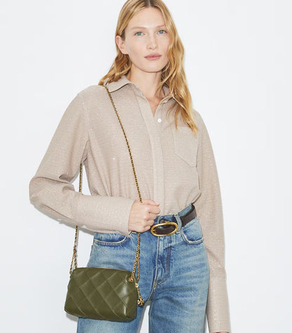 TORY BURCH FLEMING SOFT SHEARLING CROSSBODY BAG