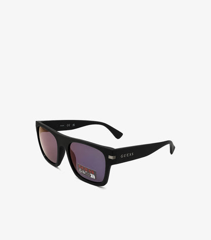GUESS BLACK RECTANGULAR SUNGLASSES